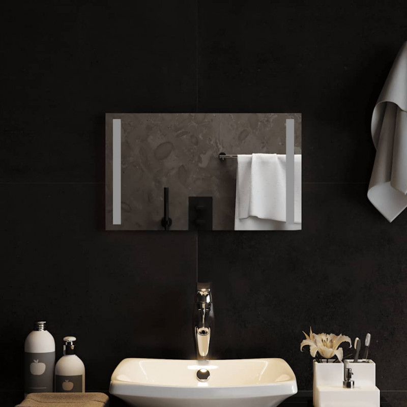 Lustro łazienkowe z LED, 50x30 cm