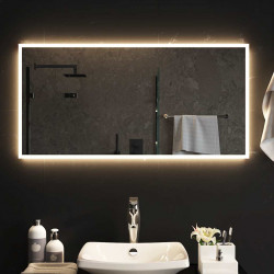 Lustro łazienkowe z LED, 100x50cm