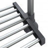 Regał do kuchni, 50x25x(50-70)cm, aluminium