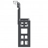 Organizer pod zlewozmywak, 34x12x26 cm, aluminium