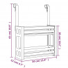 Organizer pod zlewozmywak, 34x12x26 cm, aluminium