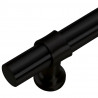 Uchwyty do szafek, 10 szt., czarne, 96 mm, stal nierdzewna