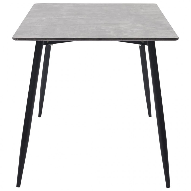 Stół jadalniany, szary, 160 x 80 x 75 cm, MDF