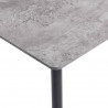 Stół jadalniany, szary, 160 x 80 x 75 cm, MDF