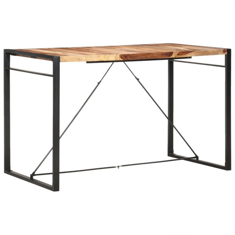 Stolik barowy, 180x90x110 cm, lite drewno akacjowe