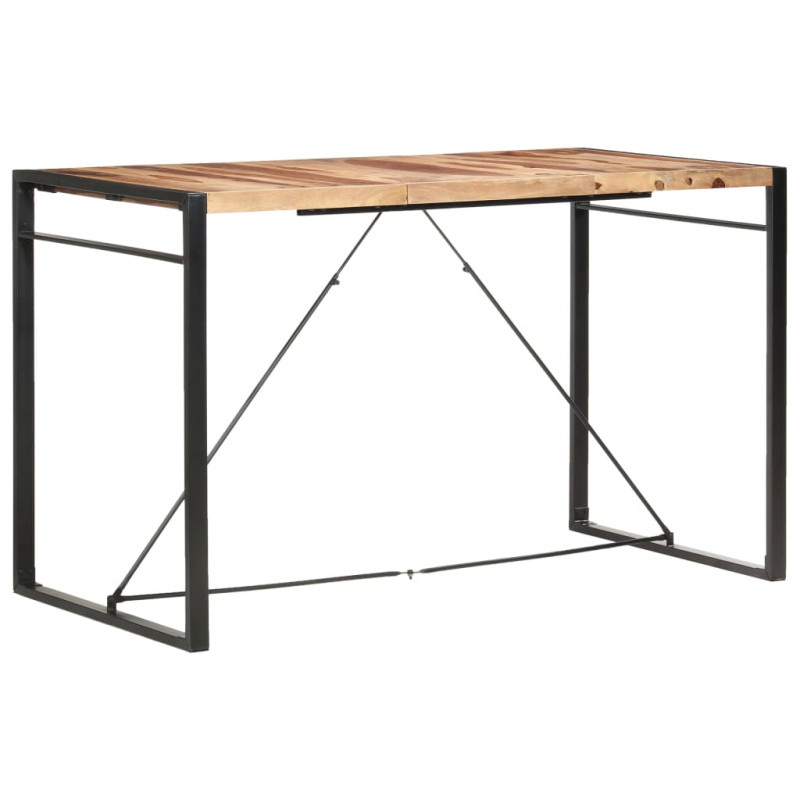 Stolik barowy, 180x90x110 cm, lite drewno akacjowe