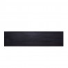 Stolik typu konsola, czarny, 120x30x75cm, lite drewno mahoniowe