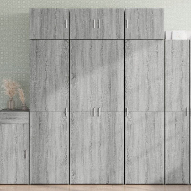 Szafka, szary dąb sonoma, 70x42,5x225 cm