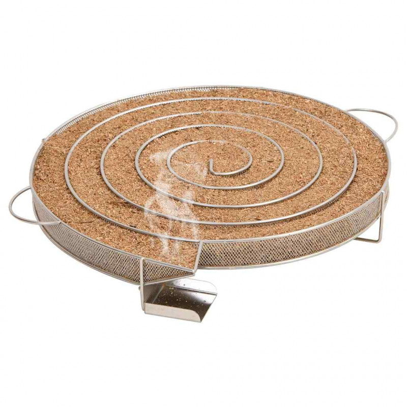 Generator zimnego dymu, okrągły, 33,5 cm, stal nierdzewna