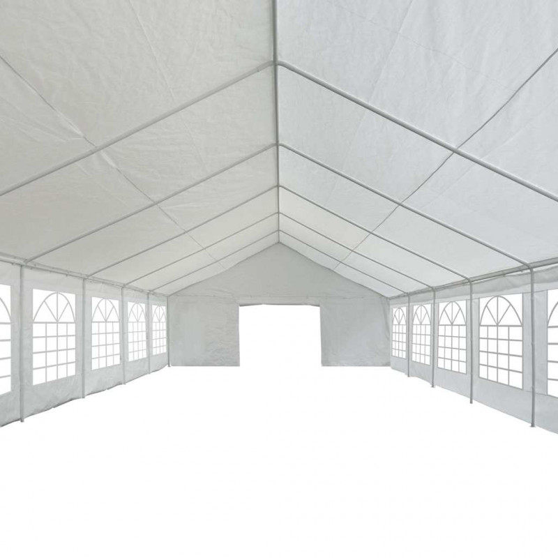 Namiot imprezowy z PE, 6 x 14 m, biały