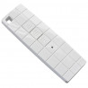 Automatyczna markiza kasetowa, 500x300 cm, niebiesko-biała