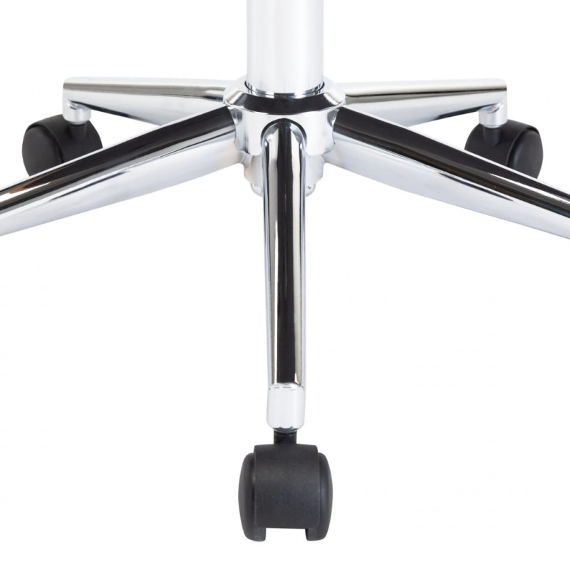 Krzesła obrotowe, 6 szt., czarne, gięte drewno i sztuczna skóra
