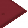 Ławka ogrodowa z poduszką, 120 cm, drewno akacjowe