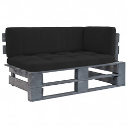 Ogrodowa sofa narożna z palet, impregnowane drewno sosnowe