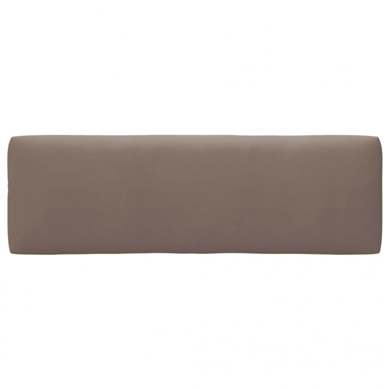 Sofa 2-osobowa z palet, z poduszkami, czarna, drewno sosnowe