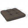 6-cz. zestaw wypoczynkowy z palet, z poduszkami, biały, sosna