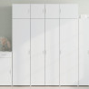 Szafka, biała, 80x42,5x225 cm, materiał drewnopochodny