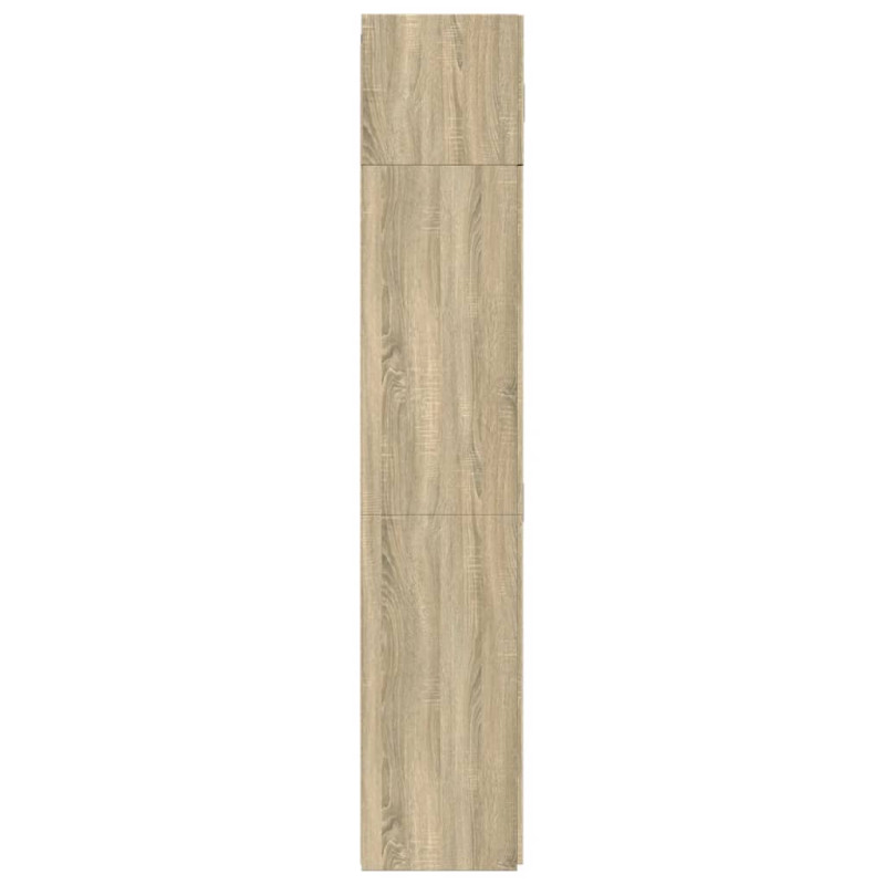 Szafka, dąb sonoma, 80x42,5x225 cm, materiał drewnopochodny