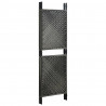 Panel ogrodzeniowy z polirattanu, 2,4x2 m, antracytowy