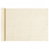 Parawan balkonowy, kremowy, 75x300 cm, HDPE