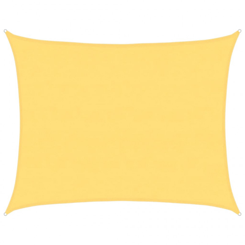 Żagiel przeciwsłoneczny, 160 g/m², beżowy, 6x8 m, HDPE