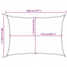Żagiel przeciwsłoneczny, 160 g/m², beżowy, 6x8 m, HDPE