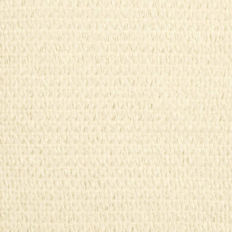 Żagiel przeciwsłoneczny, 160 g/m², kremowy, 6x8 m, HDPE