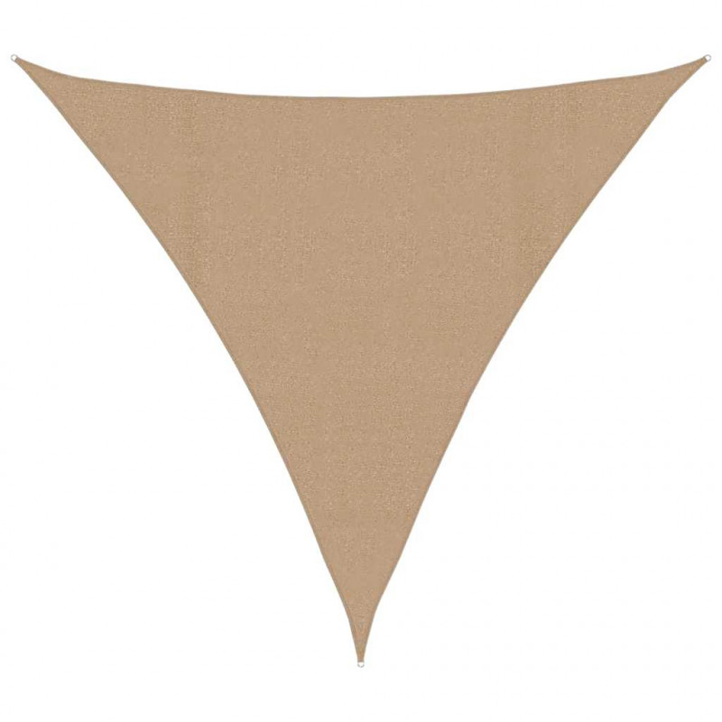 Żagiel przeciwsłoneczny, 160 g/m², taupe, 5x5x5 m, HDPE