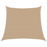 Żagiel przeciwsłoneczny, 160 g/m², kolor taupe, 4/5x4 m, HDPE