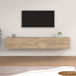 Szafki wiszące, 2 szt., dąb sonoma, 100x36,5x35 cm