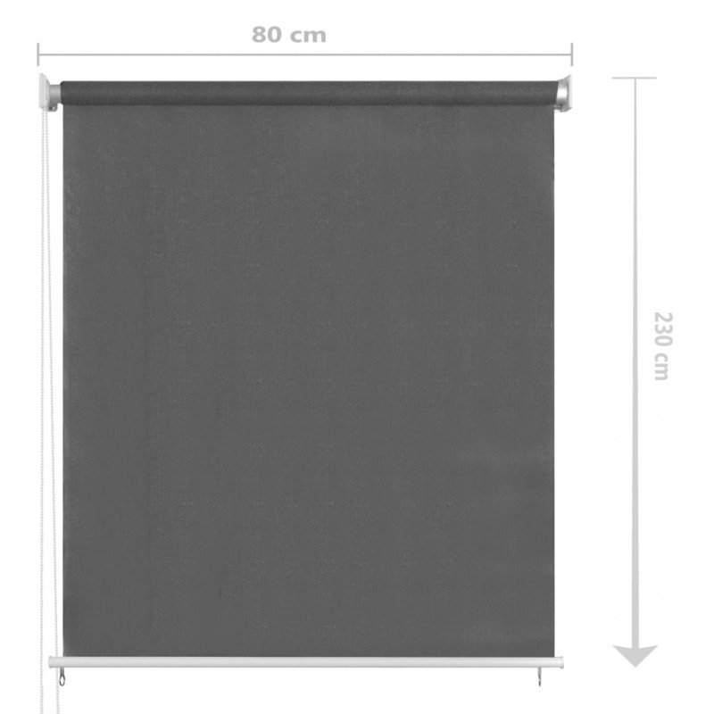Roleta zewnętrzna, 80x230 cm, antracytowa