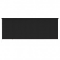 Roleta zewnętrzna, 400x140 cm, czarna, HDPE