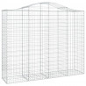 Kosze gabionowe, 50 szt, 200x50x160/180cm, galwanizowane żelazo
