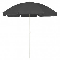Parasol plażowy, antracytowy, 240 cm