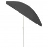 Parasol plażowy, antracytowy, 240 cm