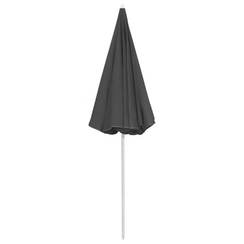 Parasol plażowy, antracytowy, 240 cm