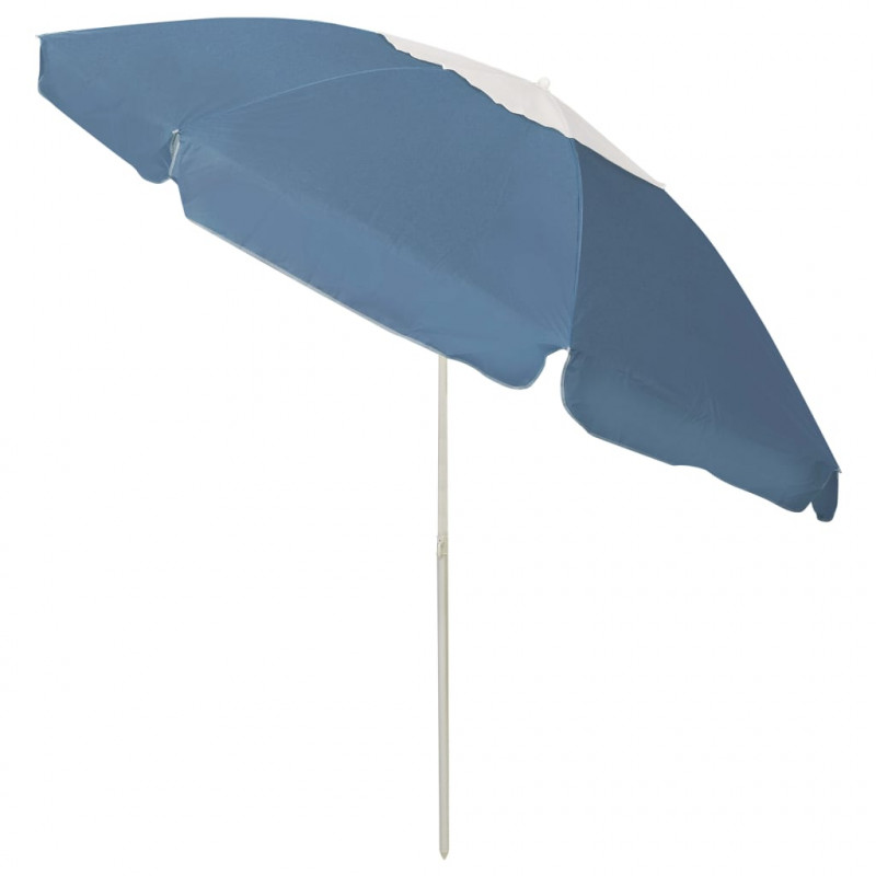 Parasol plażowy, niebieski, 240 cm