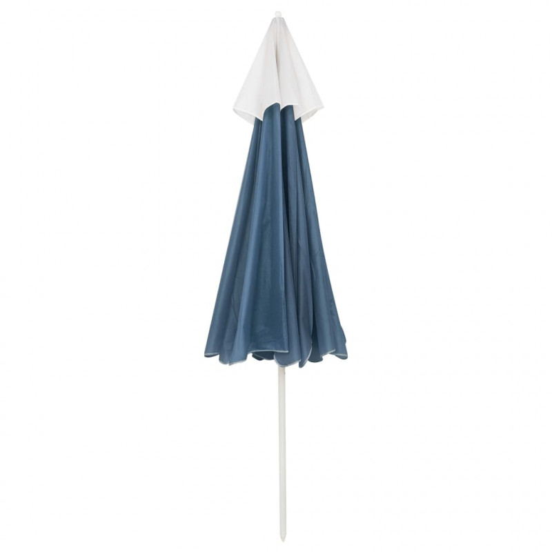 Parasol plażowy, niebieski, 240 cm
