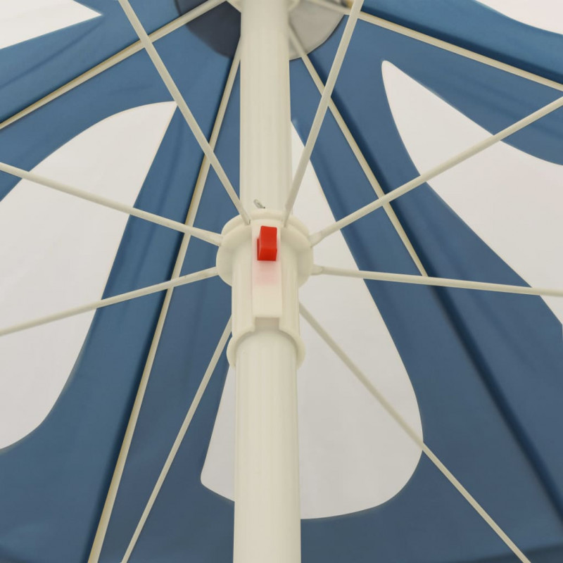 Parasol plażowy, niebieski, 240 cm