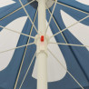 Parasol plażowy, niebieski, 240 cm
