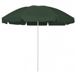 Parasol plażowy, zielony, 240 cm