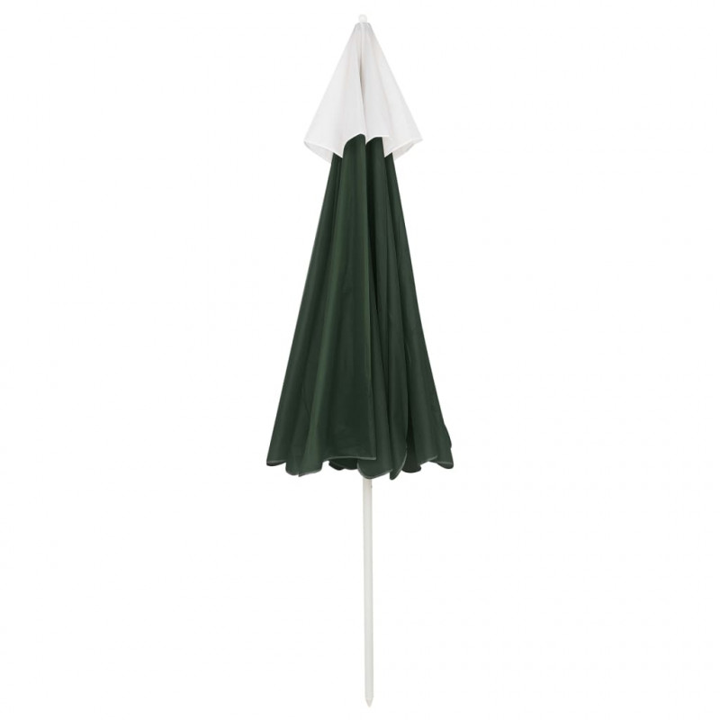 Parasol plażowy, zielony, 240 cm