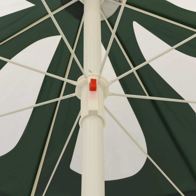 Parasol plażowy, zielony, 240 cm