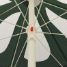 Parasol plażowy, zielony, 240 cm