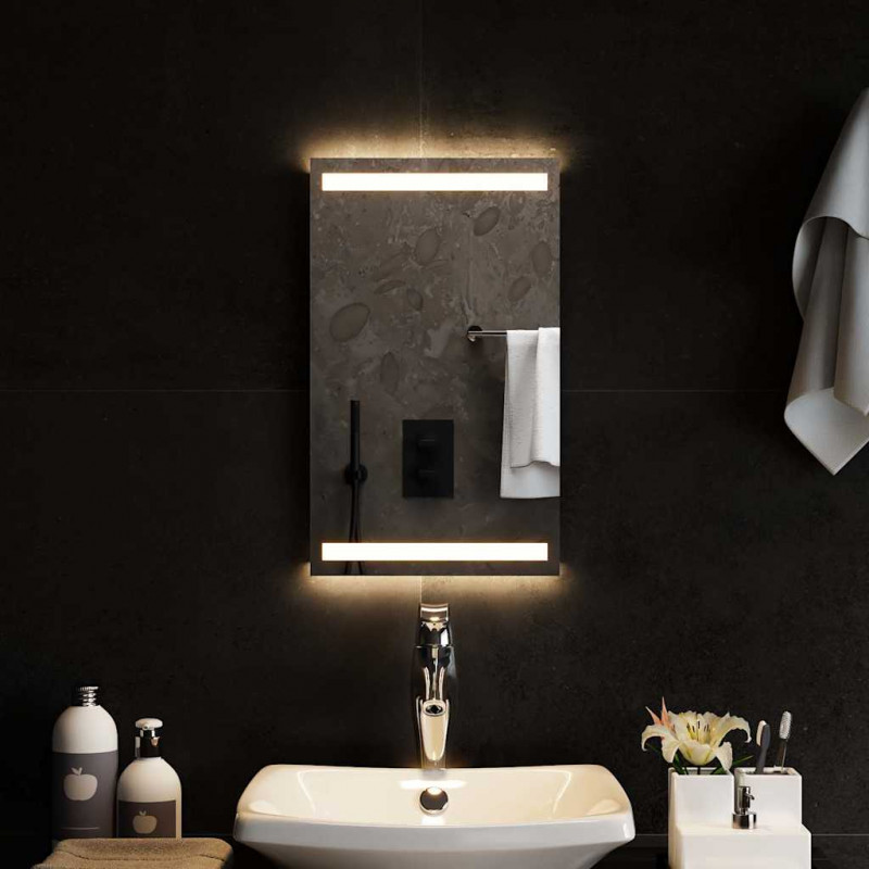 Lustro łazienkowe z LED, 30x50 cm