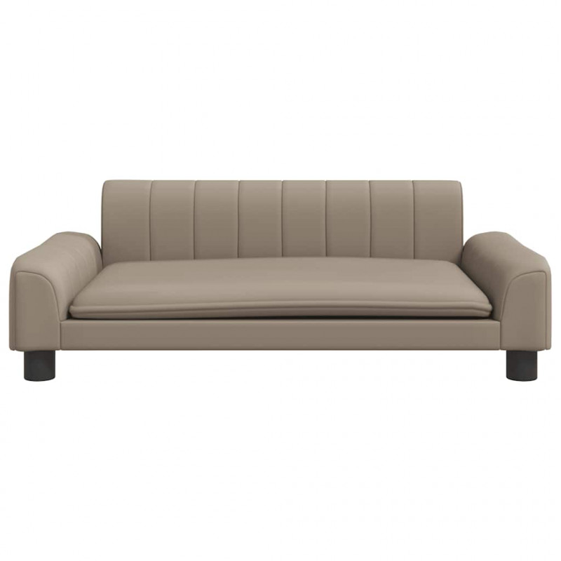 Sofa dla dzieci, cappuccino, 90x53x30 cm, sztuczna skóra