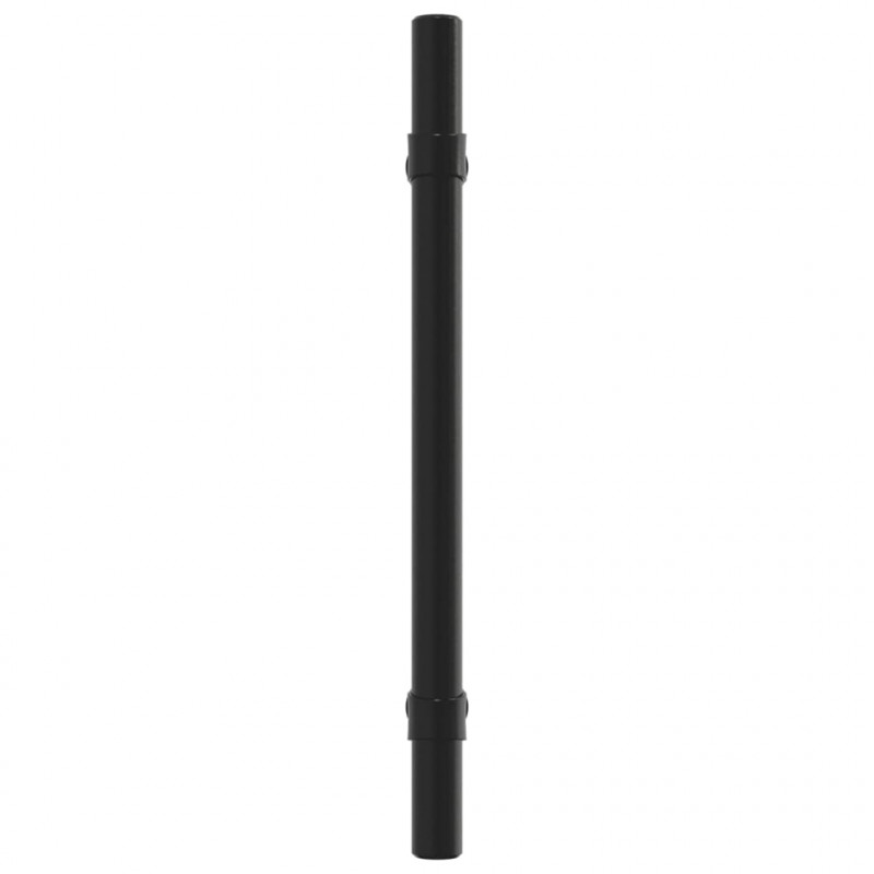 Uchwyty do szafek, 20 szt., czarne, 128 mm, stal nierdzewna