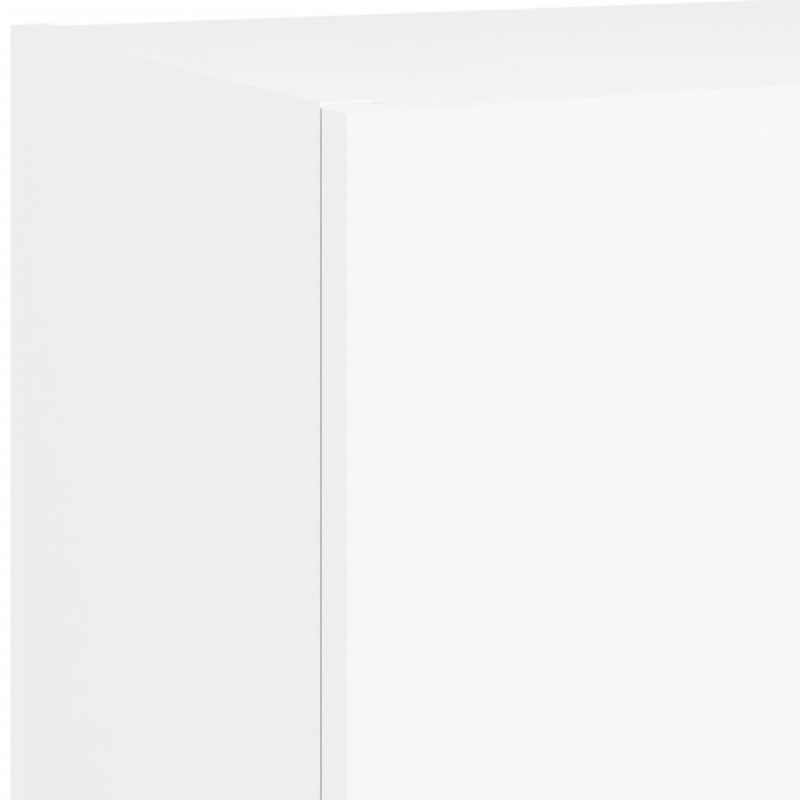 5-częściowy zestaw mebli TV z LED, biały
