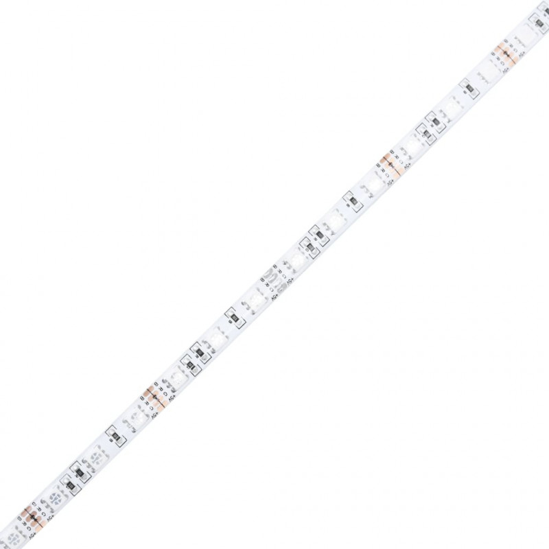 7-cz. zestaw ściennych szafek TV z LED, szarość betonu
