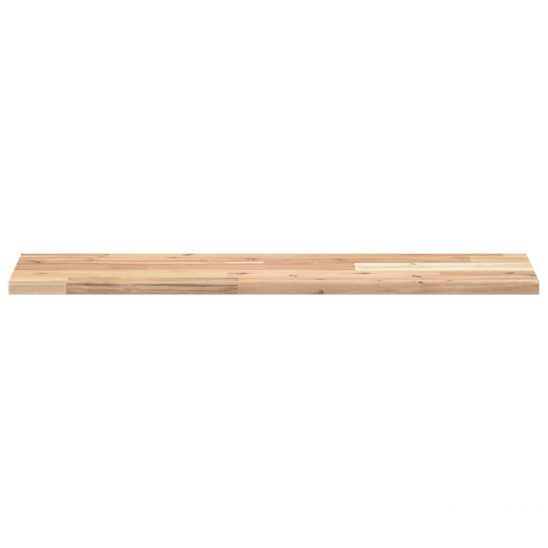Półki ścienne, 4 szt., 100x20x2 cm, surowe lite drewno akacjowe